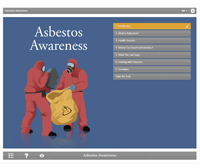 Asbestos Awareness E-learning Course Screenshot