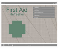 First Aid Refresher E-learning Course Screenshot