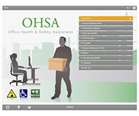 Office Health & Safety Awareness E-learning Course Screenshot