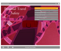 Personal Travel Safety E-learning Course Screenshot