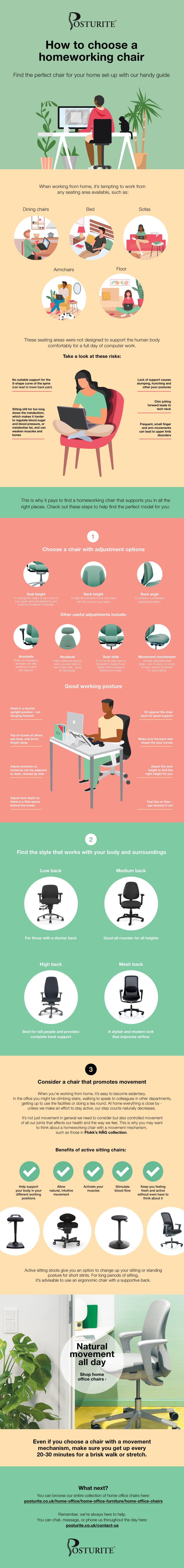 Click here to download our 'How to choose a homeworking chair' infographic