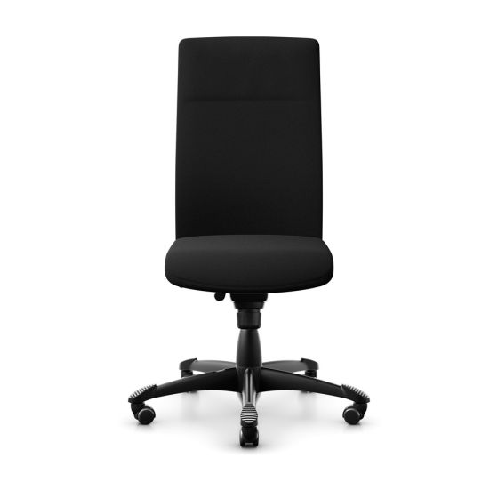 HÅG Tribute Chair - black, front view, without armrests