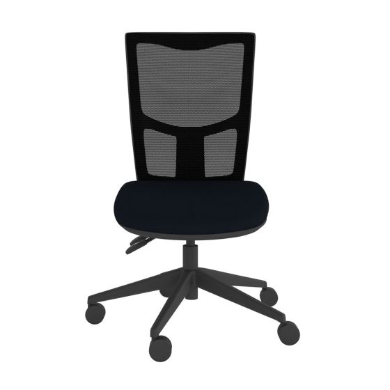 Homeworker Mesh Back Ergonomic Office Chair - front view, without armrests