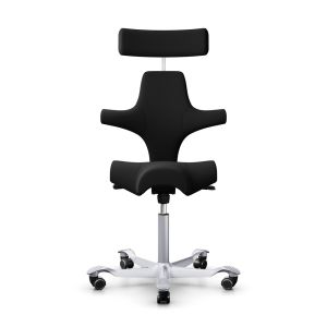 HÅG Capisco 8107 Ergonomic Office Chair - black, front view