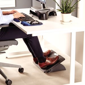 Office Suites™ Microban® Adjustable Foot Support - tilted position
