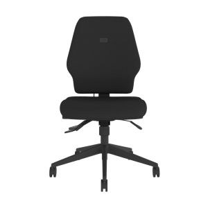 Positiv Me 100 Task Chair (medium back) - black - front view, without armrests