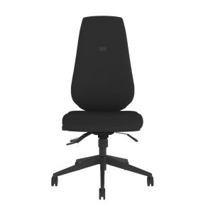 Positiv Me 400 Task Chair (extra high back) - black, front view, without armrests