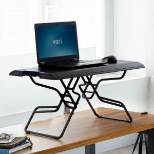 VariDesk® Laptop 30™ - front angle view, showing raised