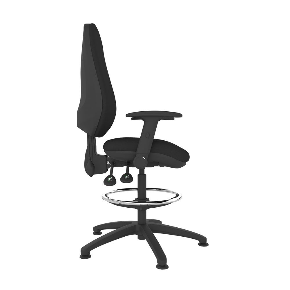 High back draughtsman chair outlet