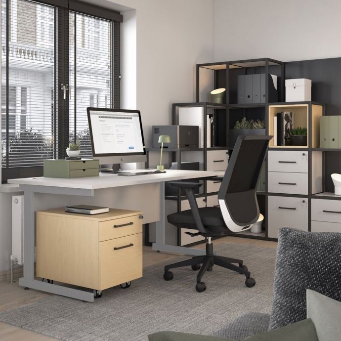 Alpha Fixed Height Desk from Posturite