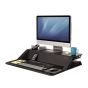 Lotus™ Sit-Stand Workstation - Black - closed view
