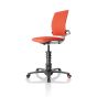 3Dee Active Office Chair - Coral - side view