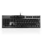 Accuratus Left Handed USB/PS2 Keyboard - front angle view