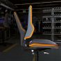 Bimos Neon Laboratory Chair - lifestyle shot, showing back movement