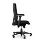 HÅG Tribute Chair - black, side view, with armrests