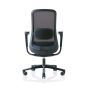 HAG SoFi 7500 Black Frame Mesh High Back Task Chair - back view