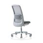 HAG SoFi 7500 Silver Frame Mesh High Back Task Chair - back side angle