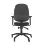 Homeworker Ergonomic Office Chair - back view, with armrests