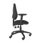 Homeworker Ergonomic Office Chair - side view, with armrests