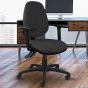 Homeworker Ergonomic Office Chair - lifestyle shot - front angle view, with armrests
