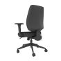 Homeworker Plus High Back Ergonomic Office Chair - back angle view, with armrests