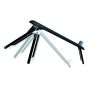 I-Spire Series™ Laptop Quick Lift Stand - Black - showing angle adjustments