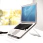 I-Spire Series™ Laptop Quick Lift Stand - White - lifestyle, with laptop
