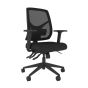 Positiv Me 500 Task Chair (mesh back) - black - front angle view