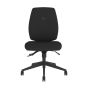 Positiv Me 600 Task Chair (medium back) - black, front view, without armrests
