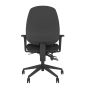 Positiv R600 Ind Task Chair (medium back) - black - back view