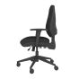 Positiv R600 Ind Task Chair (medium back) - black - side view