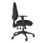 Positiv R600 Ind Task Chair (medium back) - black - side view