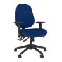 Positiv R600 Ind Task Chair (medium back) - navy - front angle view