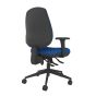 Positiv R600 Ind Task Chair (medium back) - royal blue - back angle view
