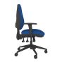 Positiv R600 Ind Task Chair (medium back) - royal blue - side view
