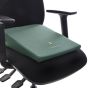 Posturite 11 Degree Wedge - close up, shown on an ergonomic chair