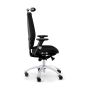RH Extend 120 (high synchro back) - black, side view with armrests and neckrest