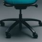 RH Mereo 300 Black Frame (high back) Ergonomic Office Chair - showing base