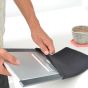 Slim Cool Laptop Stand - lifestyle shot, showing easy portability