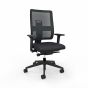 Toleo Mesh Back Black Office Chair, with black mesh back