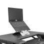 Vision Laptop/Tablet Stand - angle view with laptop - lifestyle shot
