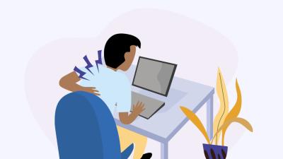 Your infographic guide to work from home back pain