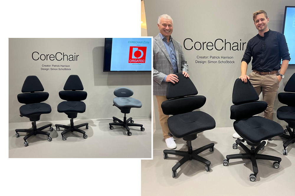 Bold, innovative new ergonomic chair design for active sitting | Posturite