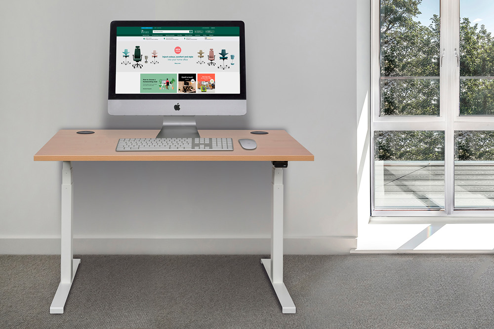 Eco-friendly sit-stand desk