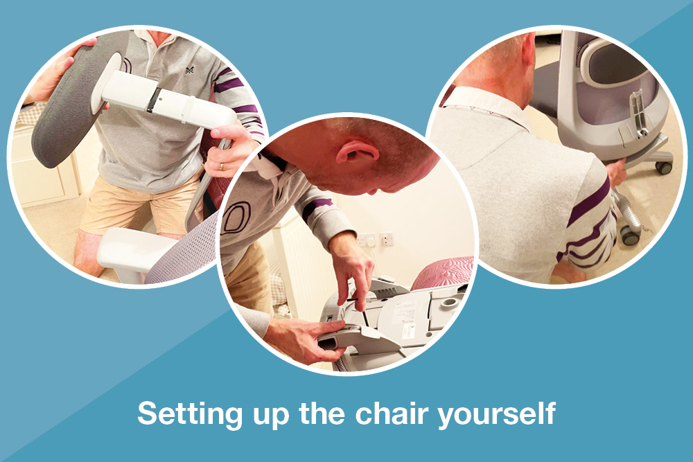 Setting up new office chair yourself