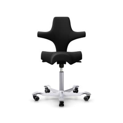 HÅG Capisco Puls 8020 Black Office Chair - front view
