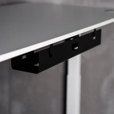 Black cable tray (600 mm) - lifestyle shot