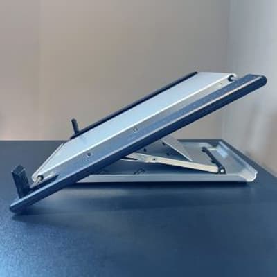 Slim Cool Plus Laptop/Tablet Stand - lifestyle shot, side view