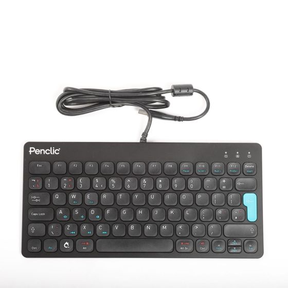 Penclic C3 Office Mini Keyboard (Wired) - Black - front view