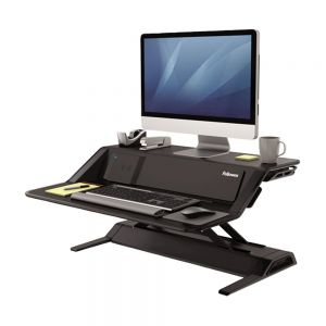 Lotus™ DX Sit-Stand Workstation - Black